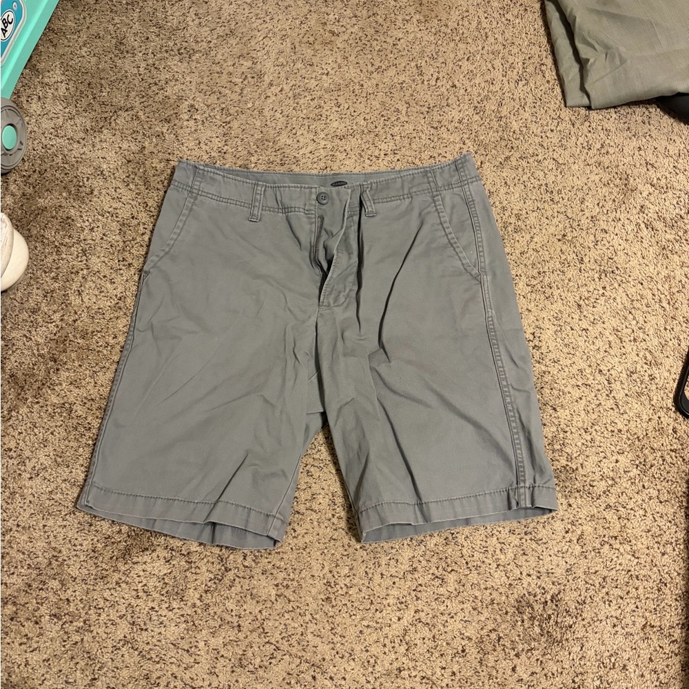 Old Navy Men's Slate Gray Flat Front Shorts
